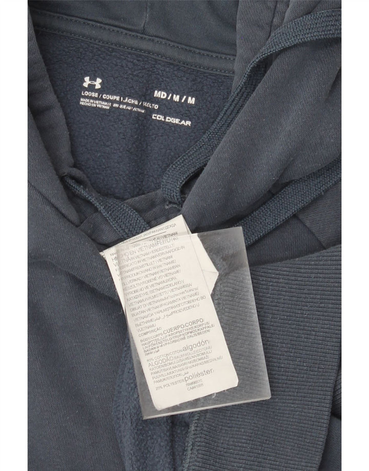 Under Armour Ανδρικό Hoodie Jumper Medium Navy Blue Cotton