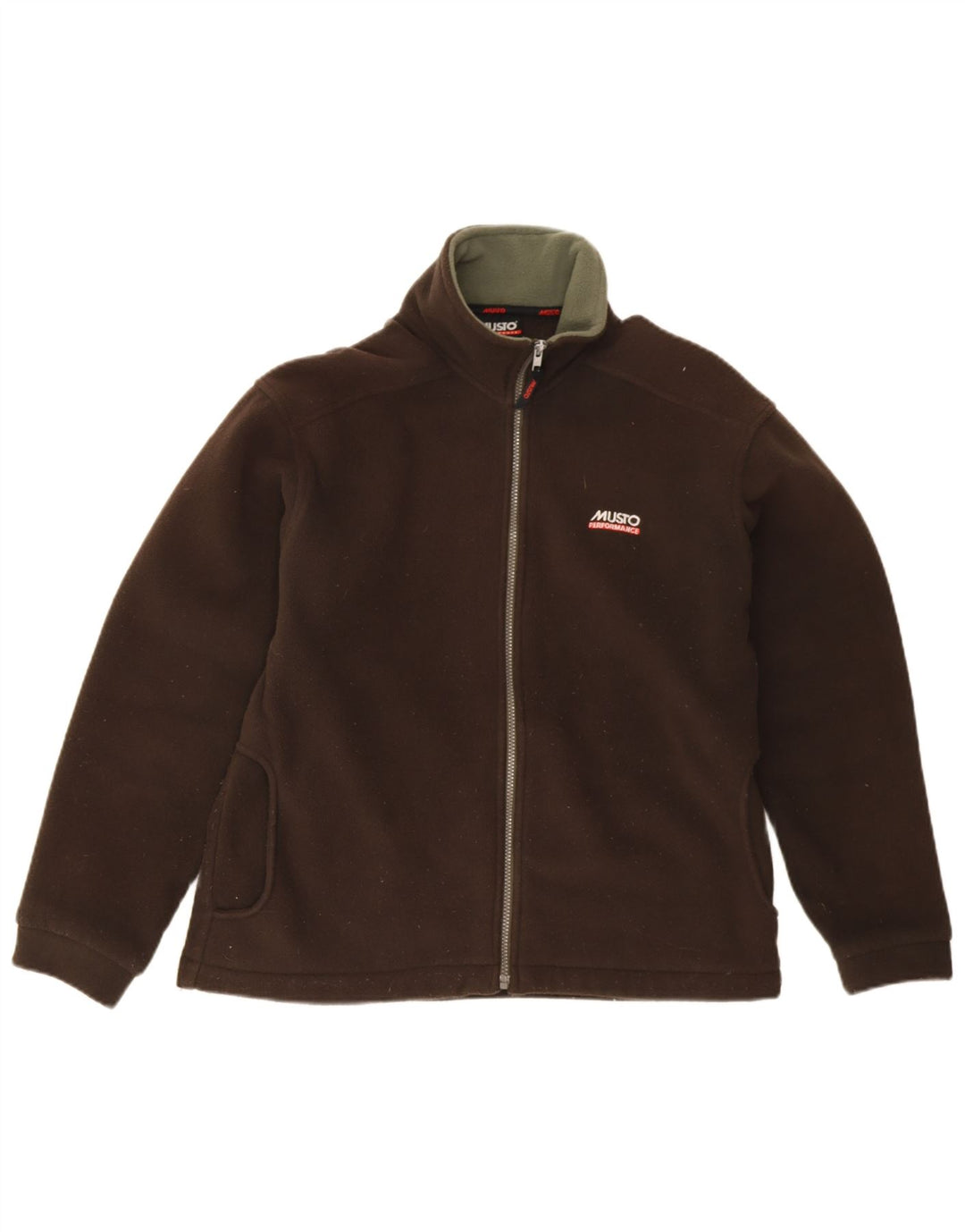 Musto Γυναικείο Fleece Jacket UK 12 Medium Brown Πολυεστέρας