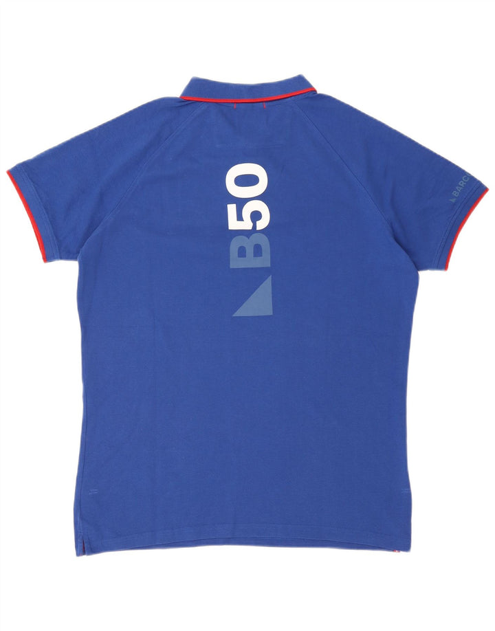 Ανδρικό Slam Graphic Polo πουκάμισο XL Μπλε βαμβακερό