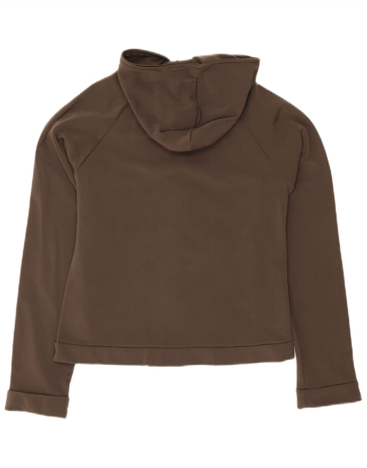 Fila Γυναικείο πουλόβερ με φερμουάρ UK 12 Μεσαίο καφέ