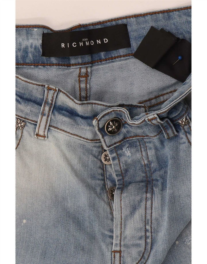 Ανδρικό Richmond Distressed Slim Jeans W32 L30 Blue