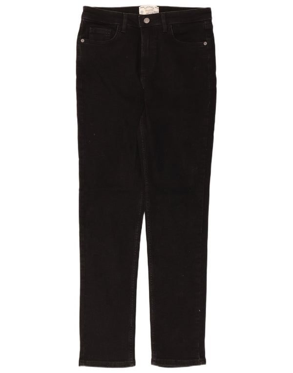 Fat Face Γυναικείο Sway Slim Jeans UK 12 Medium W30 L30 μαύρο βαμβακερό