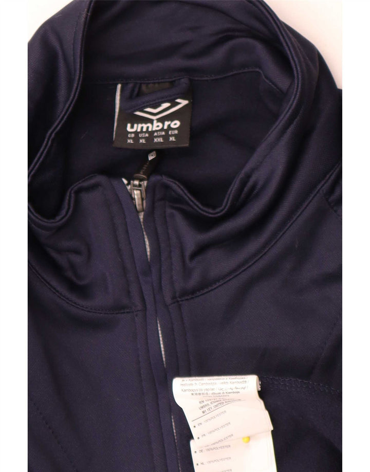 Ανδρική φόρμα πουλόβερ Umbro Top Jacket XL Navy Blue Polyester