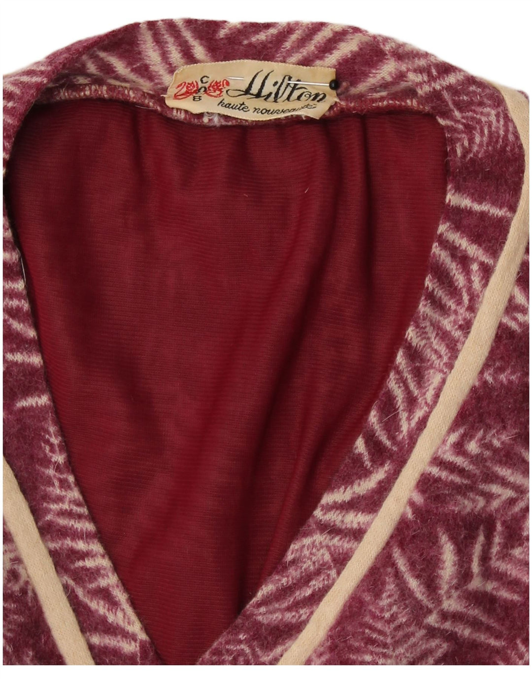 Hilton Γυναικείο Σετ 2 τεμαχίων UK 10 Small Burgundy Floral