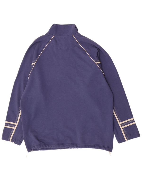 Ανδρικό φούτερ Lotto με φερμουάρ Jumper UK 42/44 XL Μπλε βαμβακερό