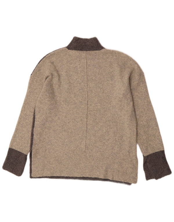 Marks & Spencer Γυναικείο πουλόβερ με λαιμό χελώνα UK 14 Medium Grey