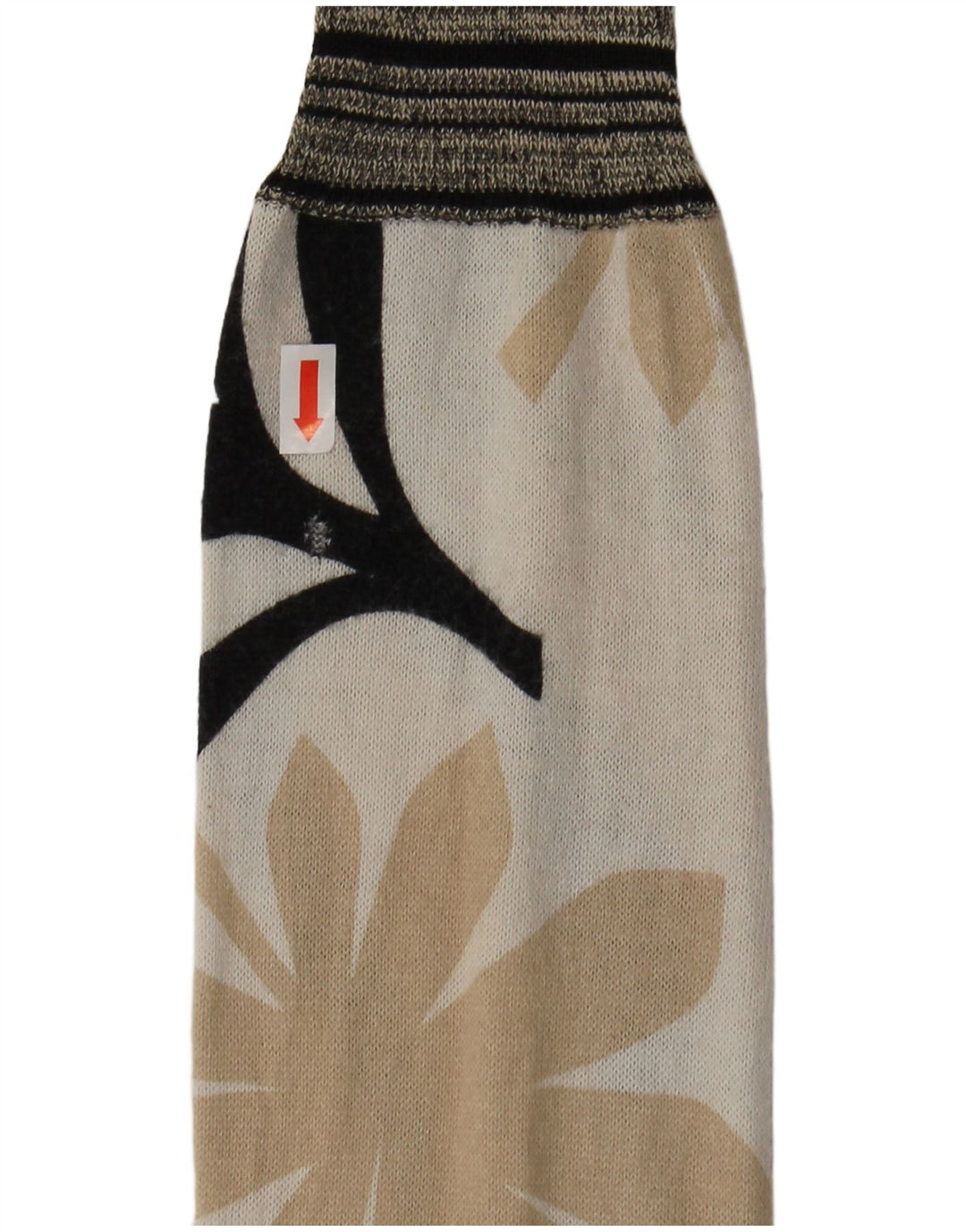 Γυναικείο πουλόβερ ICEBERG Cardigan UK 6 XS Off White Floral βαμβακερό