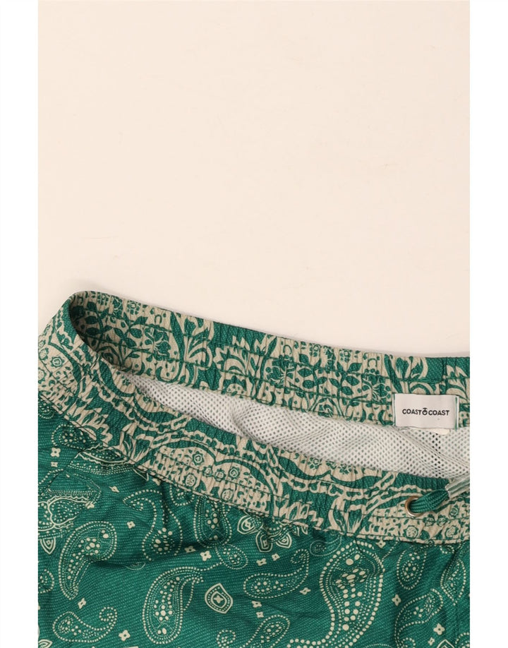 Ανδρικό σορτς κολύμβησης COAST Large Green Paisley