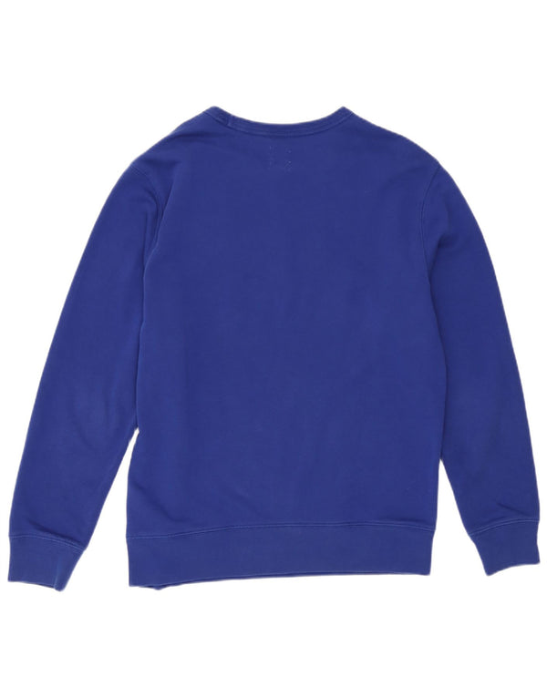 Γυναικείο γραφικό φούτερ Gap Jumper UK 10 Small Blue Cotton