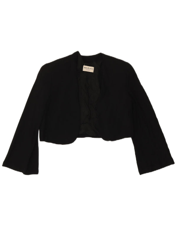 Max & Co. Γυναικείο Μπουφάν Bolero με ανοιχτό μανίκι 3/4 UK 10 Small Black