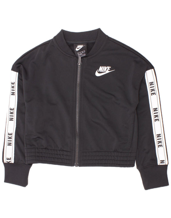 Κοριτσίστικη φόρμα Nike Graphic Top Jacket 6-7 Years XS Black Colourblock