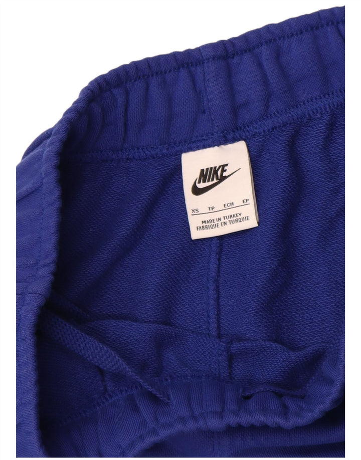 Ανδρικό γραφικό αθλητικό σορτς Nike XS μπλε βαμβακερό
