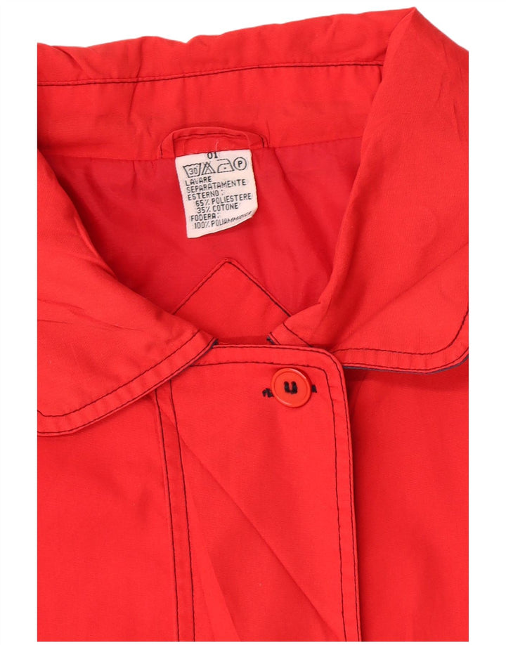 Vintage Γυναικείο Utility Jacket UK 18 XL Red Polyester