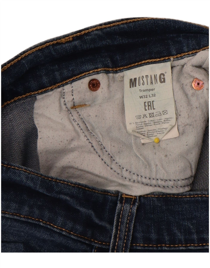 Mustang Γυναικείο Tramper Slim Jeans W32 L32 Μπλε βαμβακερό