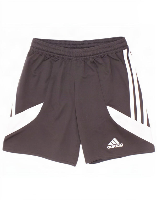Αθλητικά σορτς Adidas Boys Climalite 7-8 ετών Small Black Colourblock