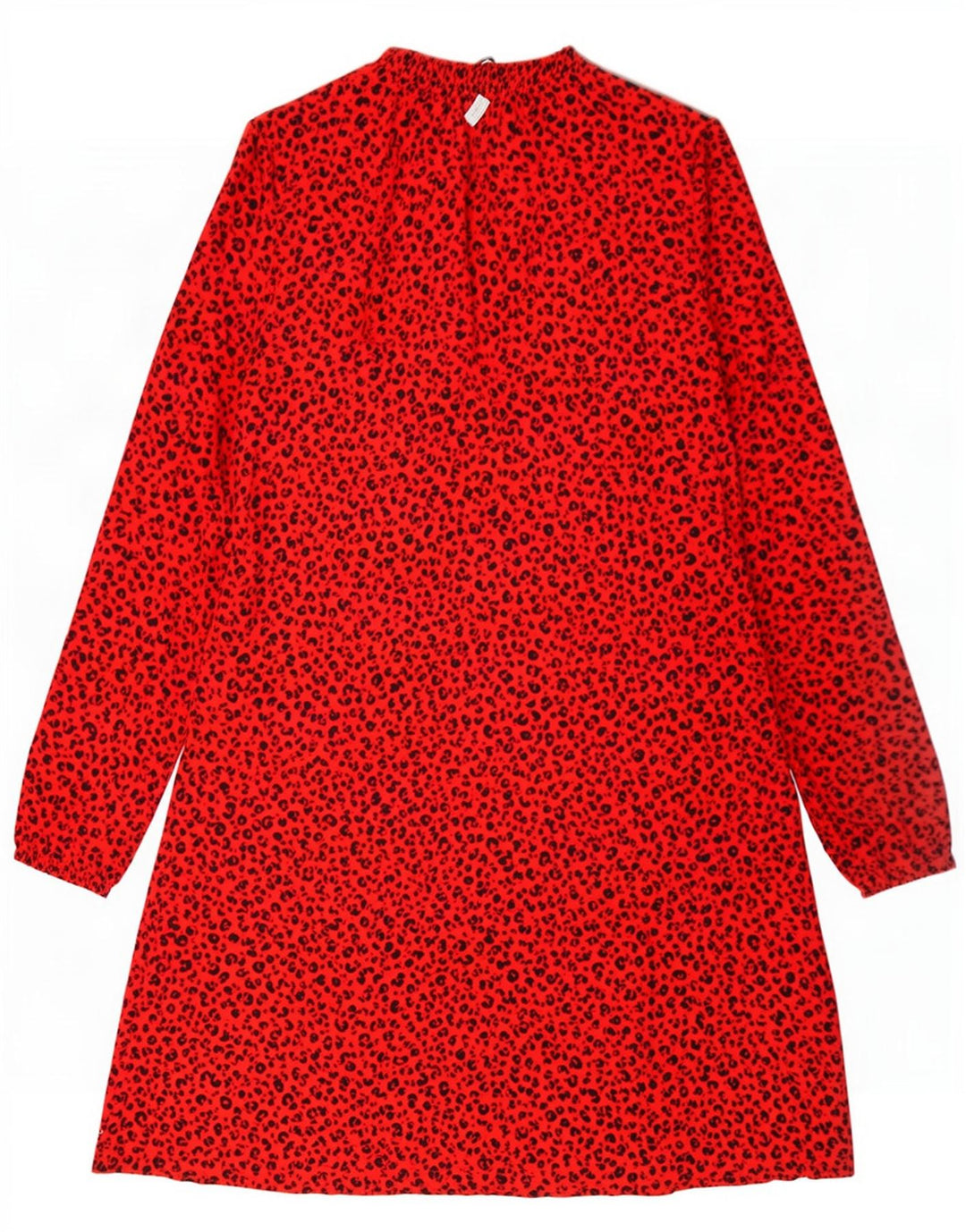 Marks & Spencer Γυναικείο Βασικό Φόρεμα UK 12 Medium Red Animal Print