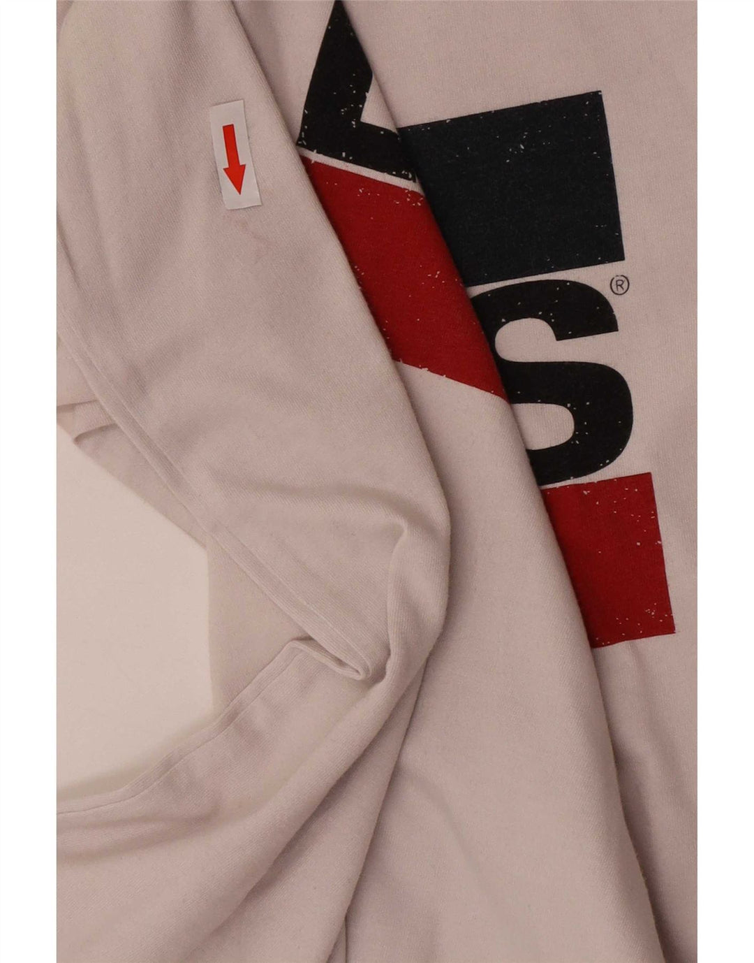 Ανδρικό γραφικό T-Shirt Levi's Top Large White