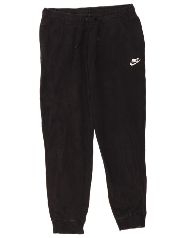Γυναικεία αθλητική φόρμα NIKE Παντελόνι Joggers UK 14 Μεσαίο μαύρο βαμβακερό