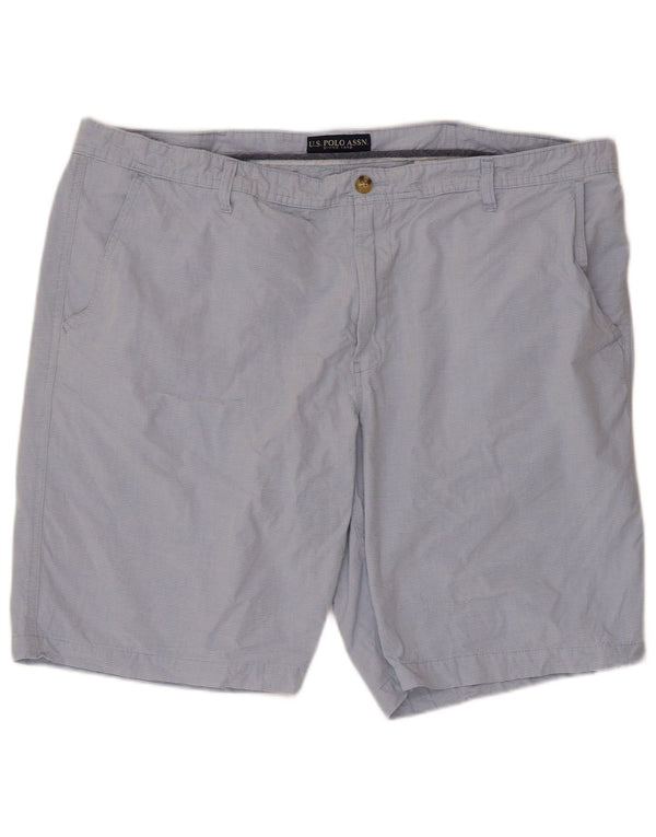 Πόλο Ασν. Ανδρικό σορτς Chino W44 2XL Μπλε βαμβακερό ρίγες