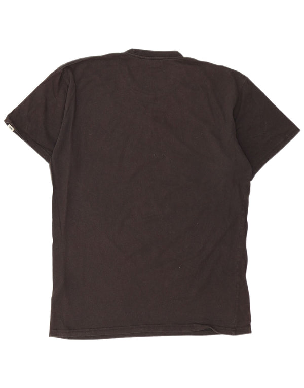 Ανδρικό γραφικό T-Shirt Vans Top μεγάλο μαύρο βαμβακερό