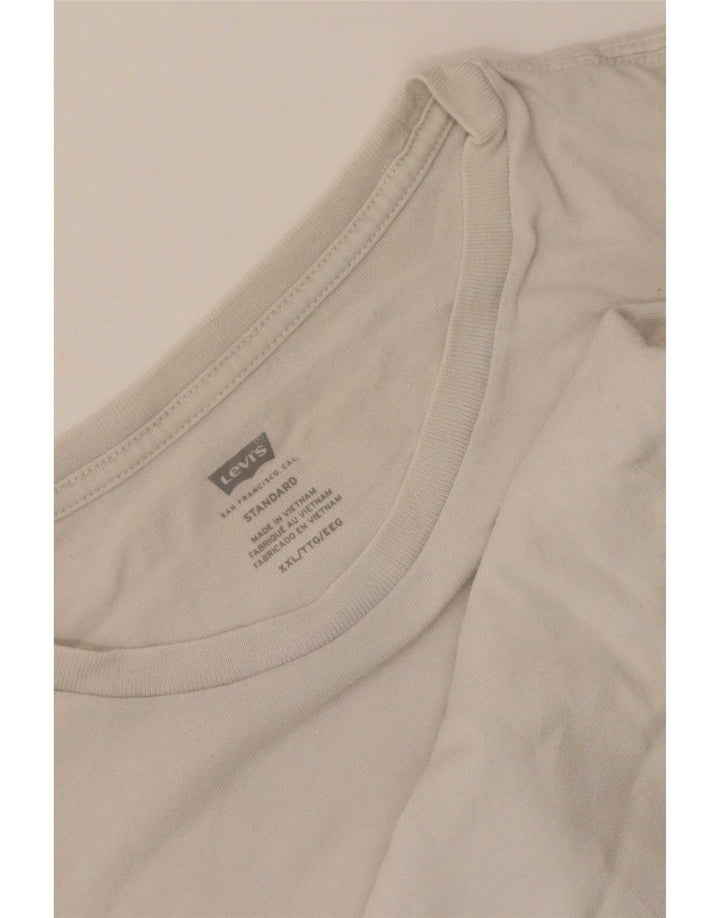 Ανδρικό T-Shirt Levi's Standard Top 2XL Λευκό