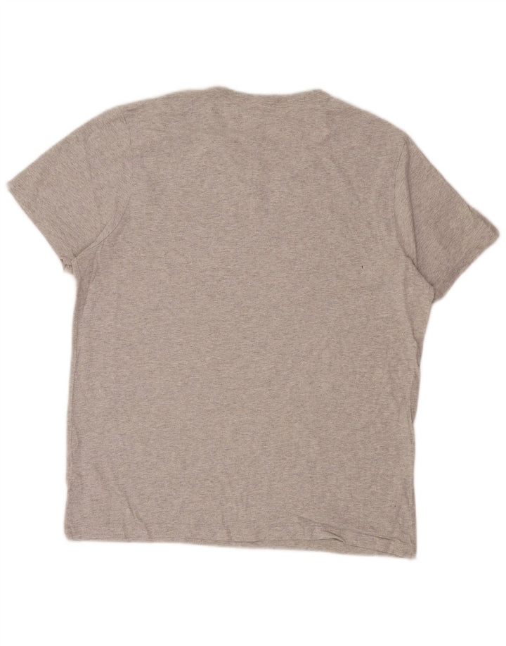 Jack Wills Ανδρικό T-Shirt Classic Fit Top μεγάλο γκρι βαμβακερό