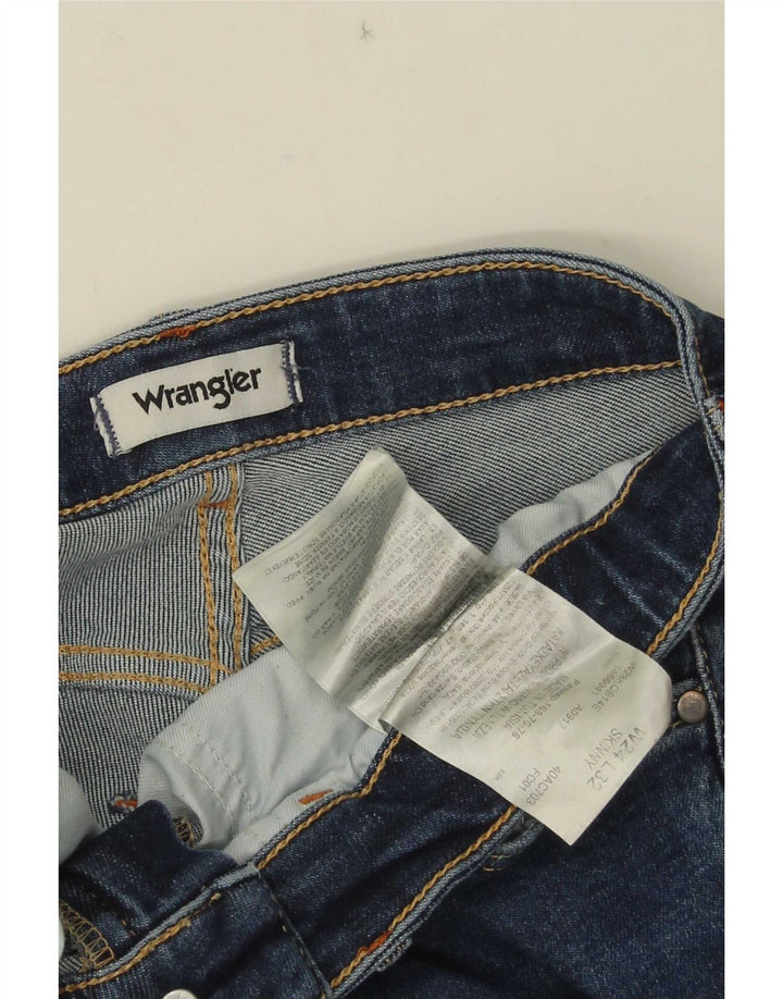 Wrangler Γυναικείο Skinny Τζιν W24 L32 Μπλε