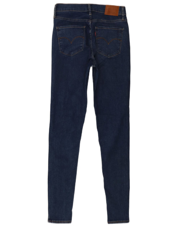 Levi's Womens 720 High Rise Super Skinny Skinny Jeans W27 L30 Blue Cotton