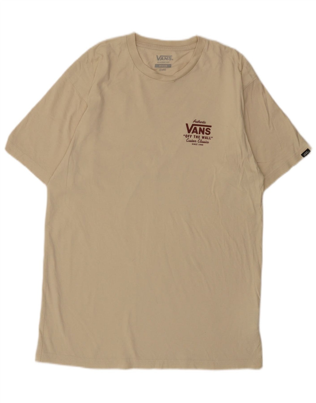 Ανδρικό T-Shirt Vans Classic Fit Top μεσαίο μπεζ βαμβακερό
