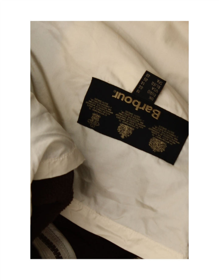 BARBOUR Womens Quilted Jacket UK 18 XL Beige Vintage Barbour and Second-Hand Barbour from Messina Hembry 