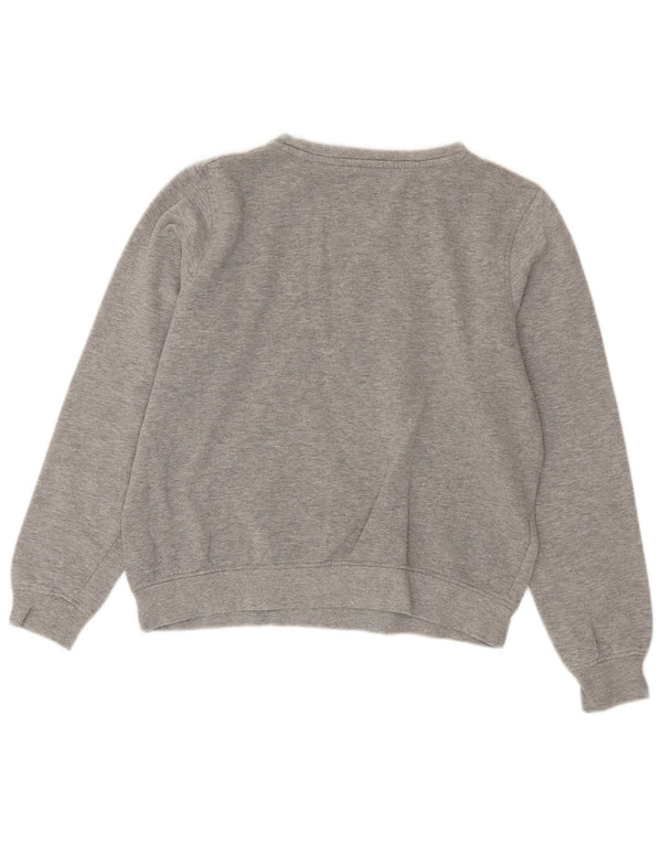Γυναικεία γραφική μπλούζα υπερμεγέθη Kappa UK 10 Small Grey Cotton