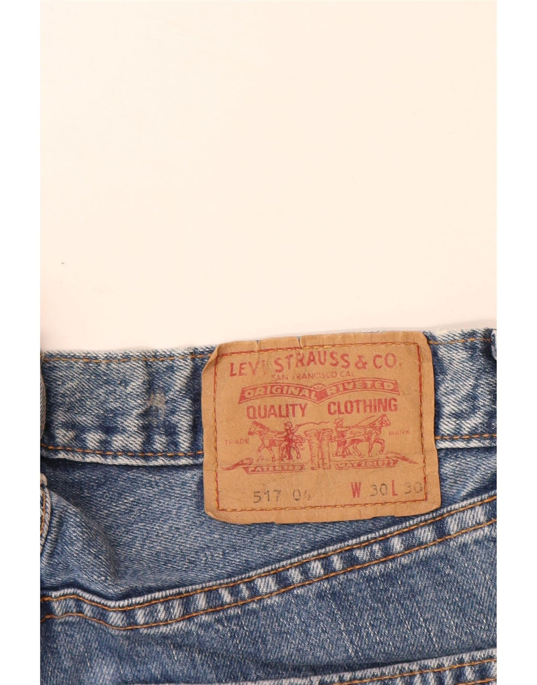 LEVI'S Γυναικείο 517 ψηλόμεσο μποτάκι τζιν W30 L30 μπλε βαμβακερό