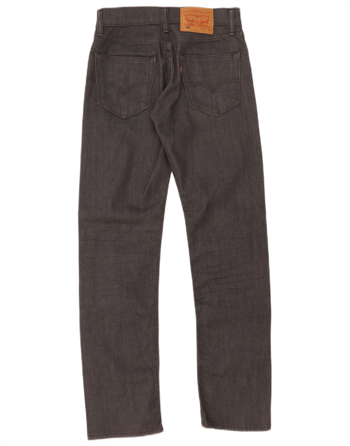 Levi's Mens 504 Straight Jeans W28 L32 Γκρι βαμβακερό