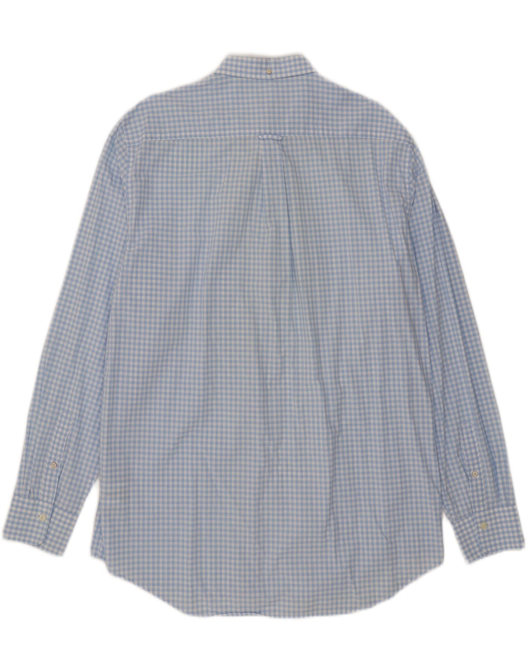 Ανδρικό πουκάμισο Gant Regular Fit Size 45/46 18 2XL Blue Gingham Cotton