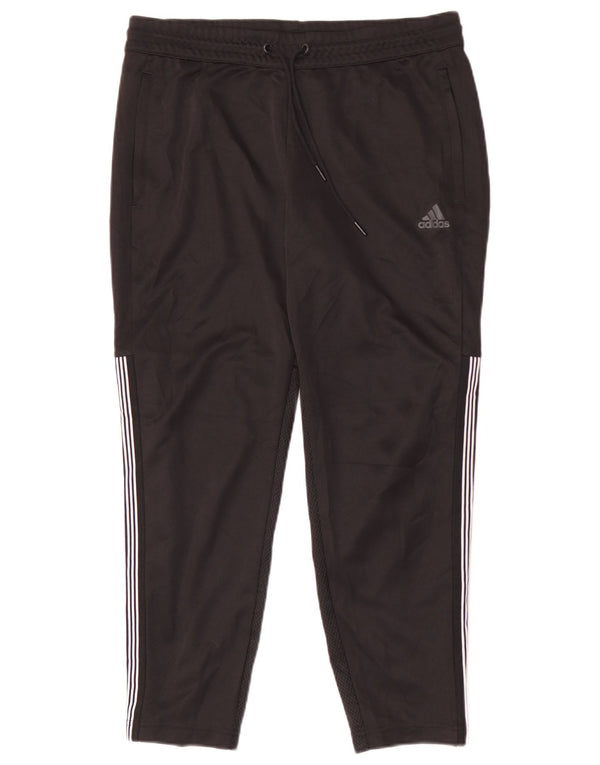 Ανδρική αθλητική φόρμα Adidas, μεσαίο μαύρο πολυεστέρα