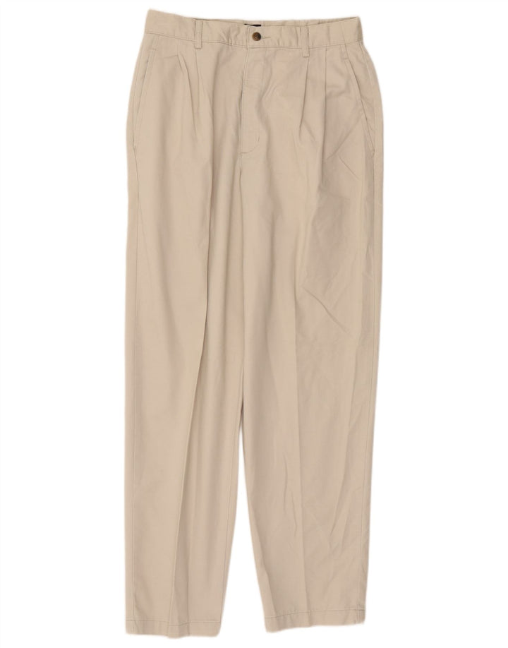 Dockers Γυναικείο παντελόνι Chino με καρφίτσες Medium W30 L30 Beige βαμβακερό