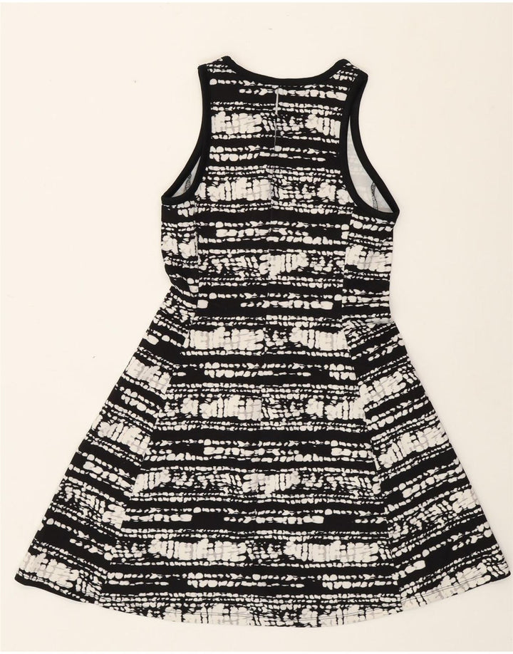 MOSSIMO Γυναικείο Αμάνικο Φόρεμα UK 10 Small Black Flecked