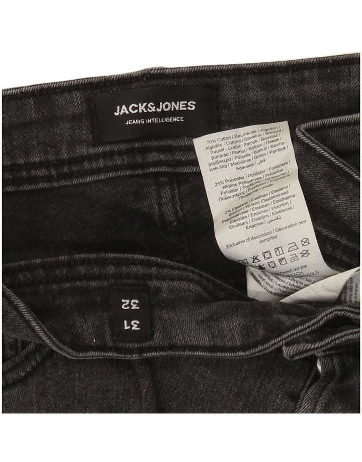Jack & Jones Ανδρικό Slim Jeans W31 L32 Γκρι βαμβακερό