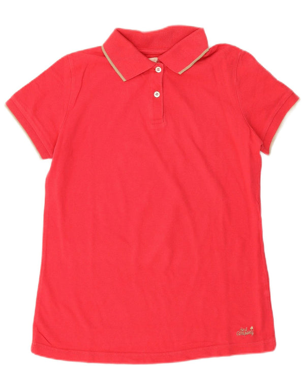 Best Company Γυναικείο Πόλο Μπλουζάκι UK 10 Small Red Cotton