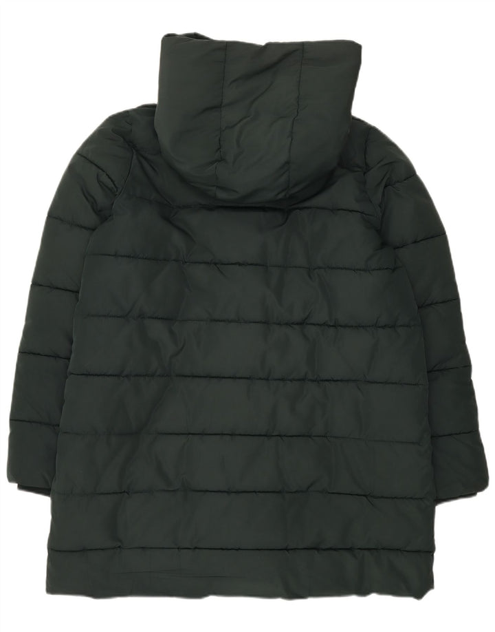 Hobbs Γυναικείο παλτό με κουκούλα UK 14 Large Green Polyester