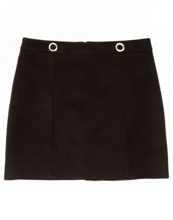 M&Co Γυναικεία Μίνι Φούστα UK 12 Medium W32 Μαύρο Πολυεστέρας