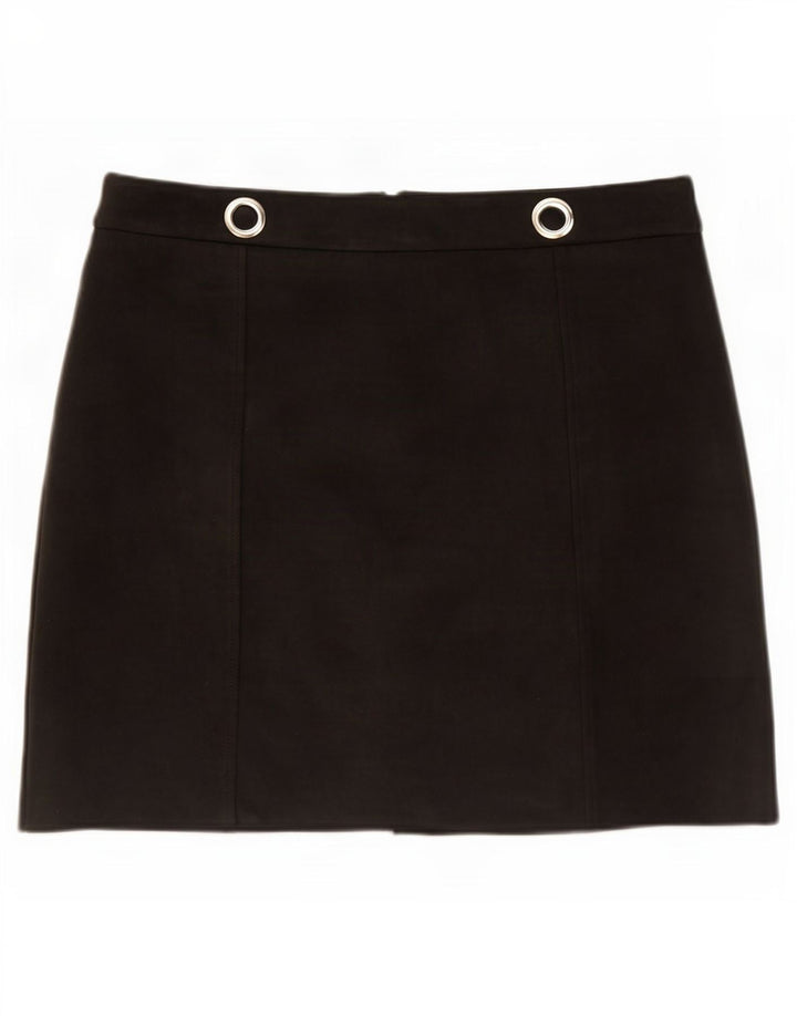 M&Co Γυναικεία Μίνι Φούστα UK 12 Medium W32 Μαύρο Πολυεστέρας