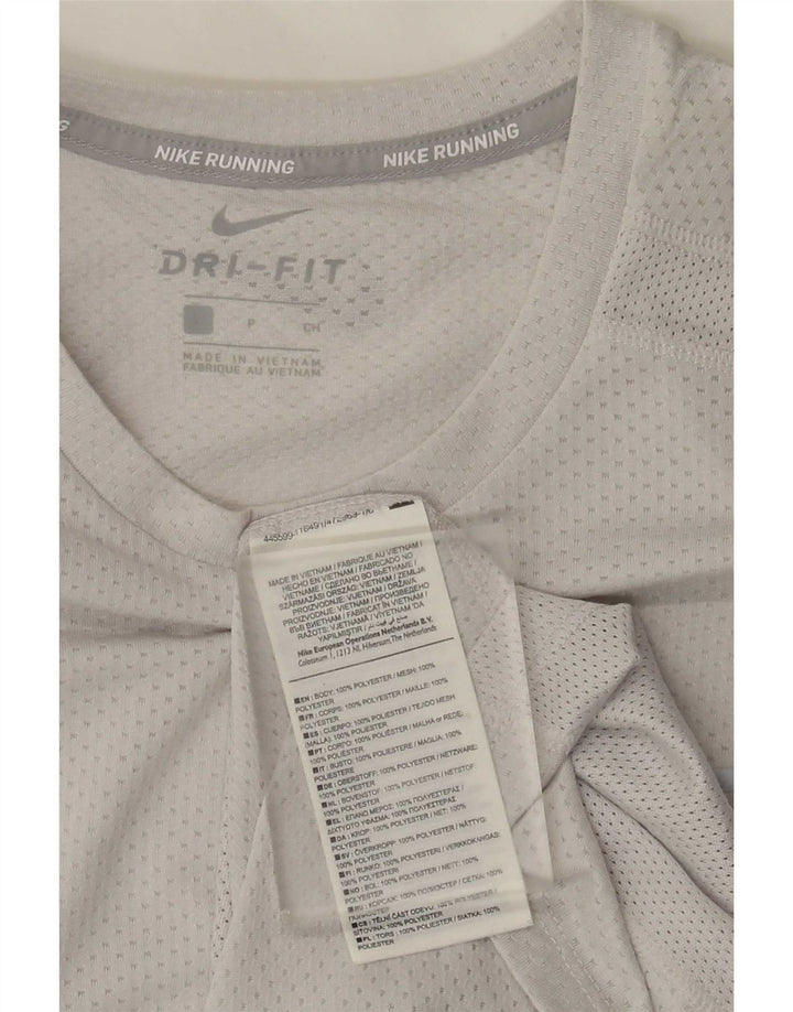 Ανδρικό μπλουζάκι Nike Dri Fit T-shirt από μικρό γκρι πολυεστέρα