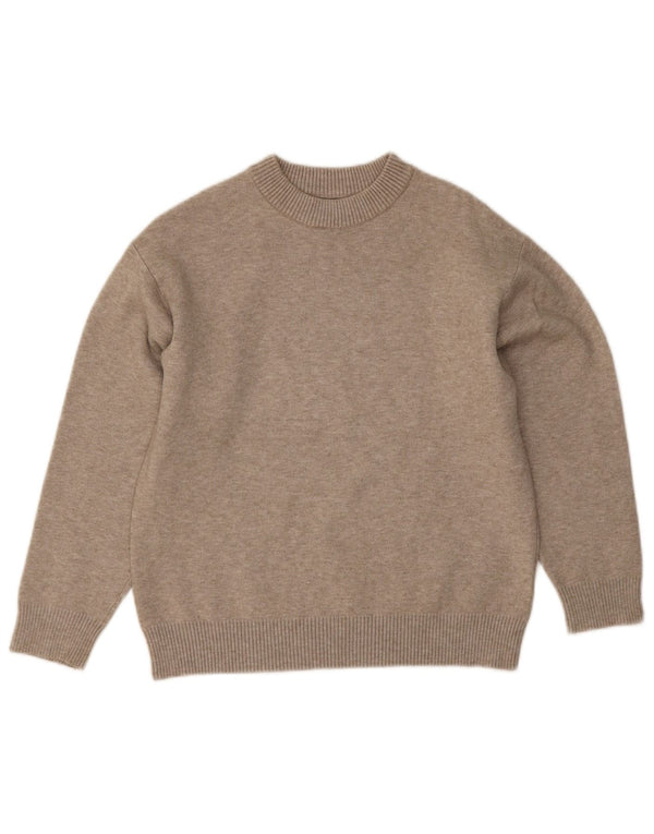 Zara Boys Boat Neck Jumper πουλόβερ 9-10 ετών μπεζ φλεκ
