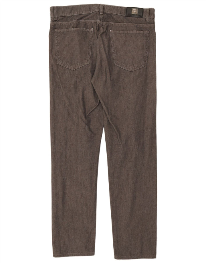 Ανδρικό ίσιο casual παντελόνι Trussardi W33 L31 Γκρι