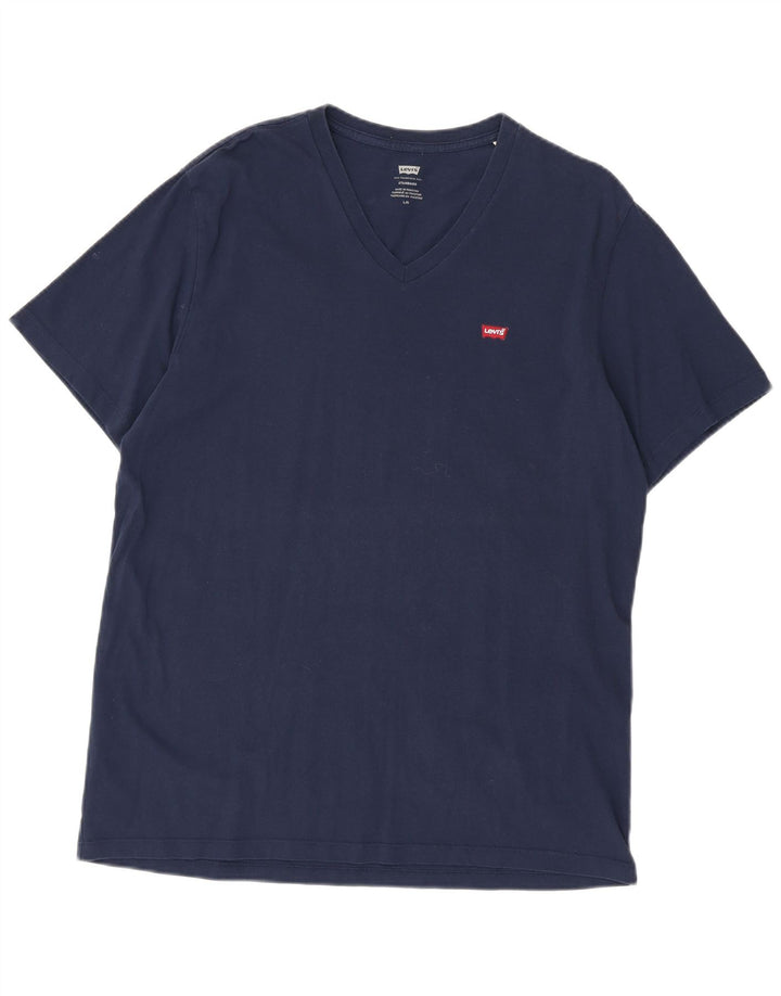Ανδρικό T-shirt Levi's Standard Top Large Navy Blue