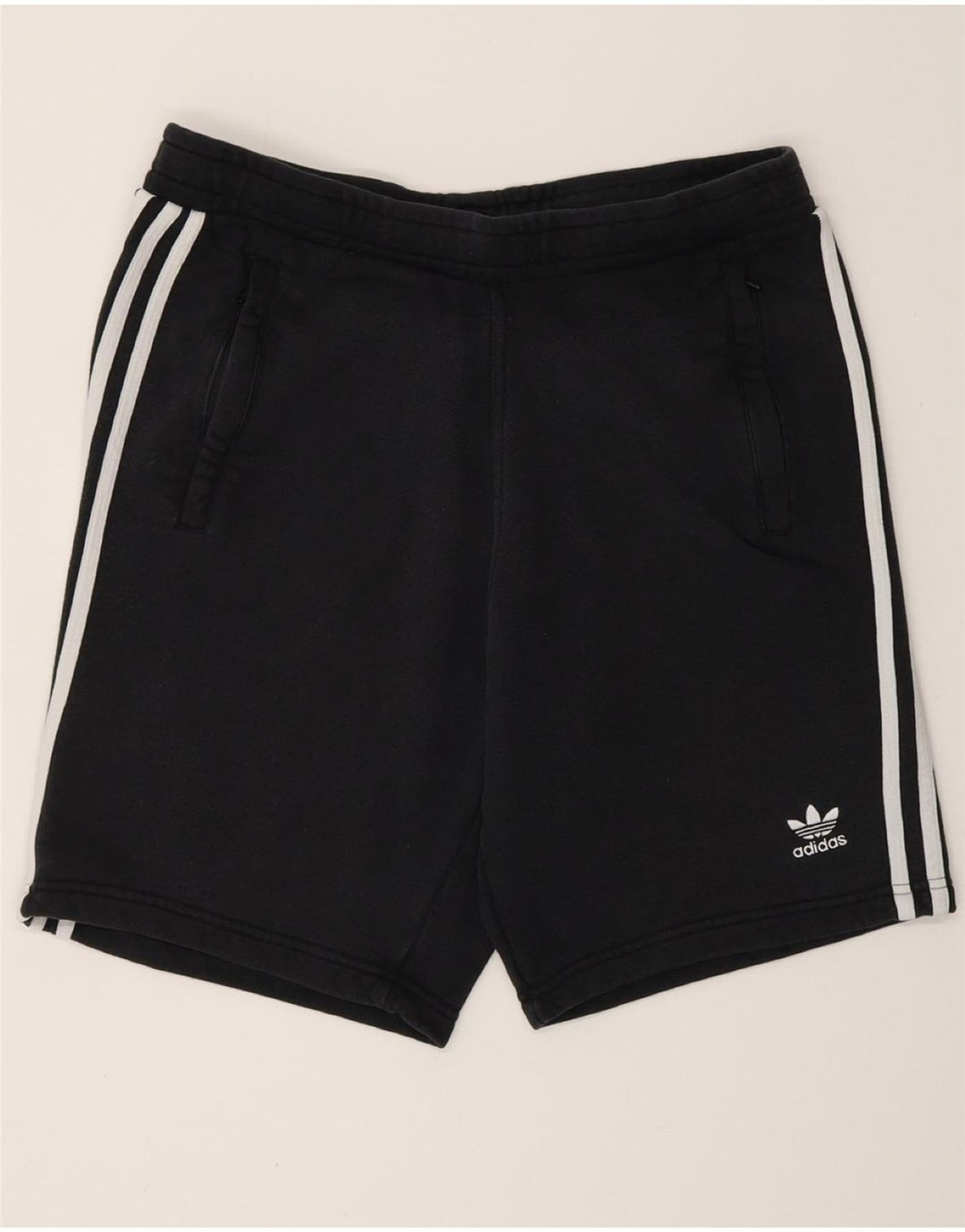 ADIDAS Mens Sport Shorts Medium  Black Cotton