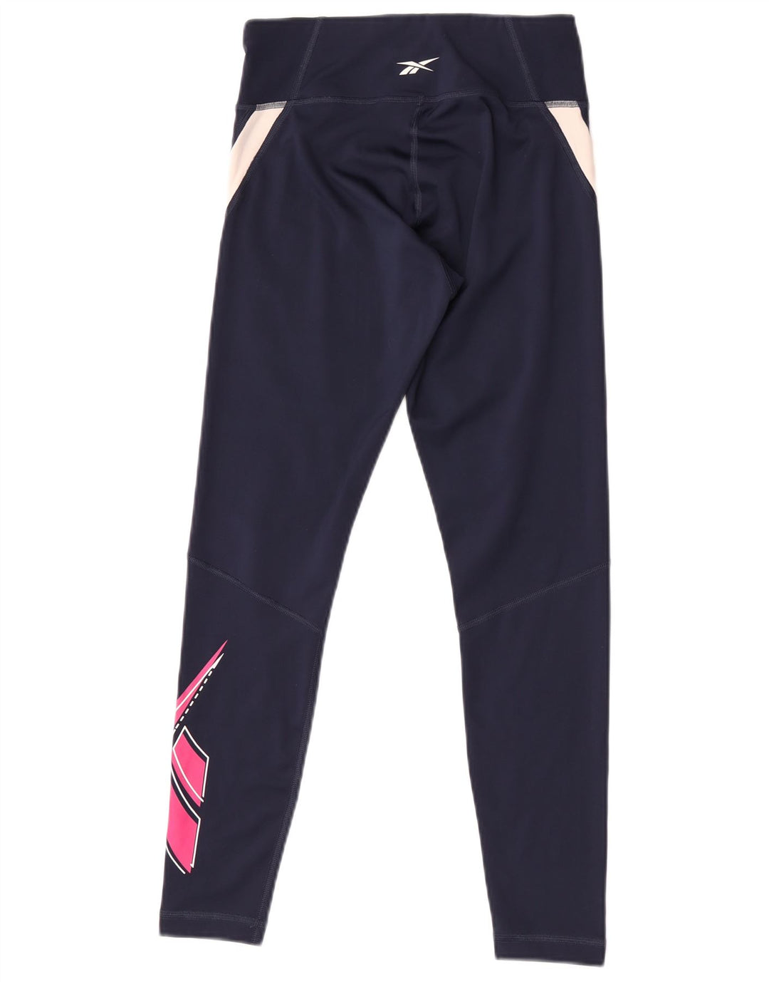 Γυναικεία γραφικά κολάν Reebok UK 8/10 Small Navy Blue Colourblock