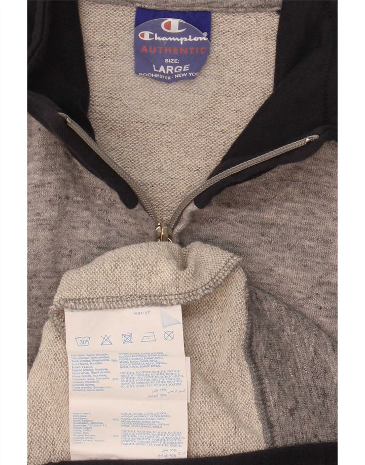 Ανδρική αθλητική φόρμα Champion Top Jacket μεγάλο γκρι χρώμα, βαμβακερό