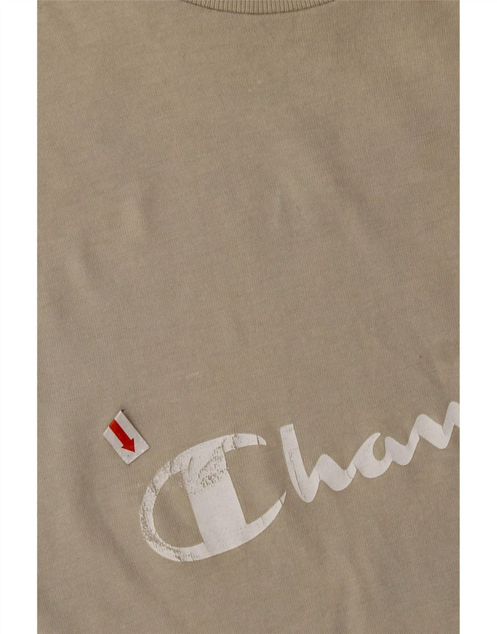 Champion Ανδρικό γραφικό T-Shirt Top 2XL Γκρι βαμβακερό